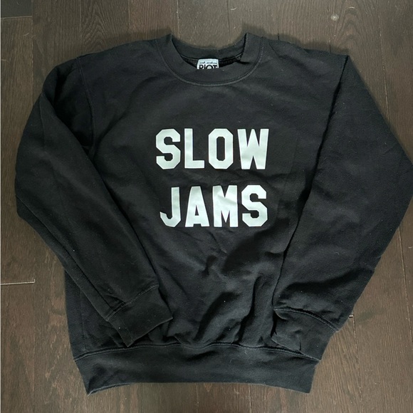 ⚡️2/$25⚡️ Urban Outfitters Sub Urban Riot SLOW JAMS Crewneck Sweatshirt | XS - Picture 5 of 7